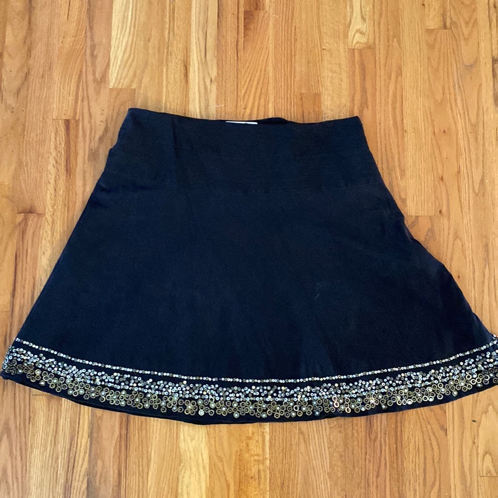 Prize black sequin skirt size 20
